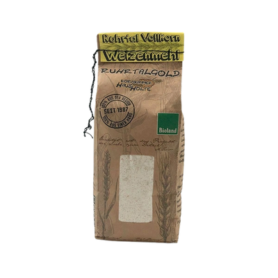 Produktfoto zu Weizenmehl Vollkorn Ruhrtalgold