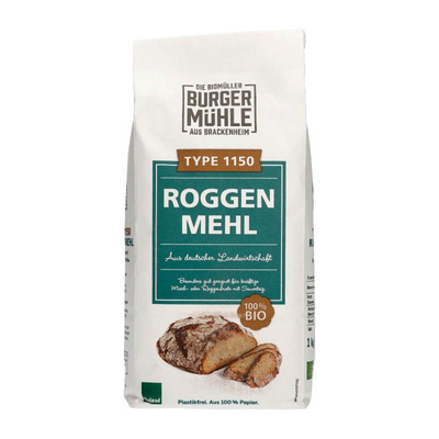 Produktfoto zu Roggenmehl 1150 Burgermühle
