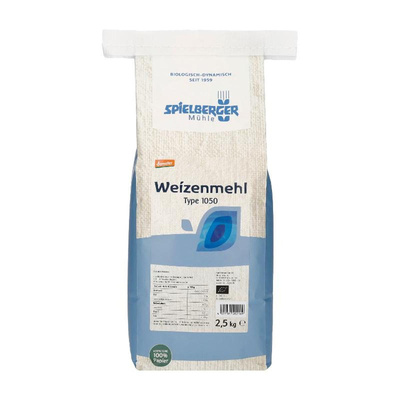 Produktfoto zu Weizenmehl 1050, 2,5kg Demeter