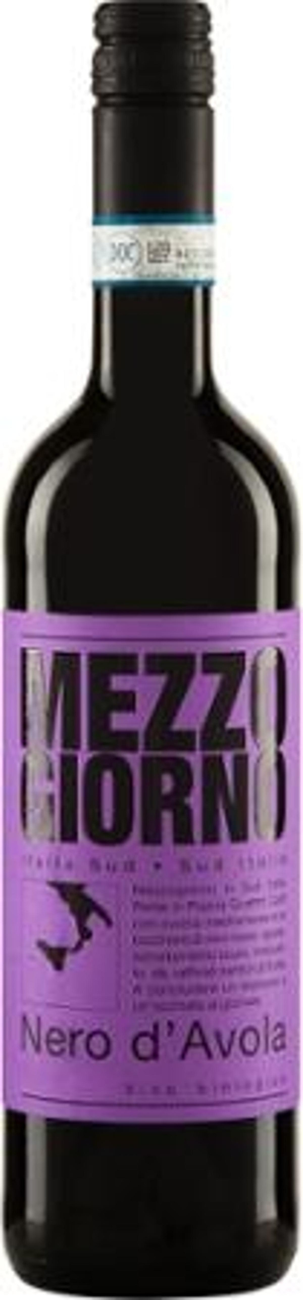 Produktfoto zu MEZZOGIORNO Nero d'Avola Sicilia 6x0,75l