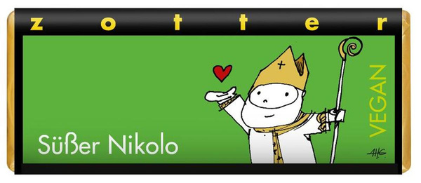 Produktfoto zu Süßer Nikolo - Mandarine Tonka Karamell vegan