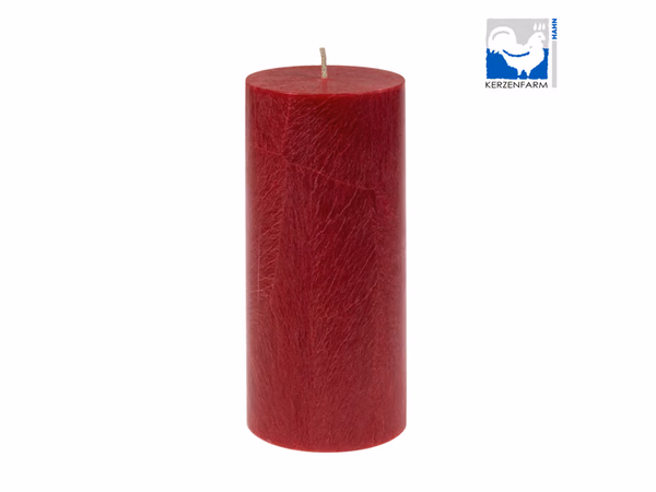 Produktfoto zu Stumpen groß rot Stearin 60x135 mm