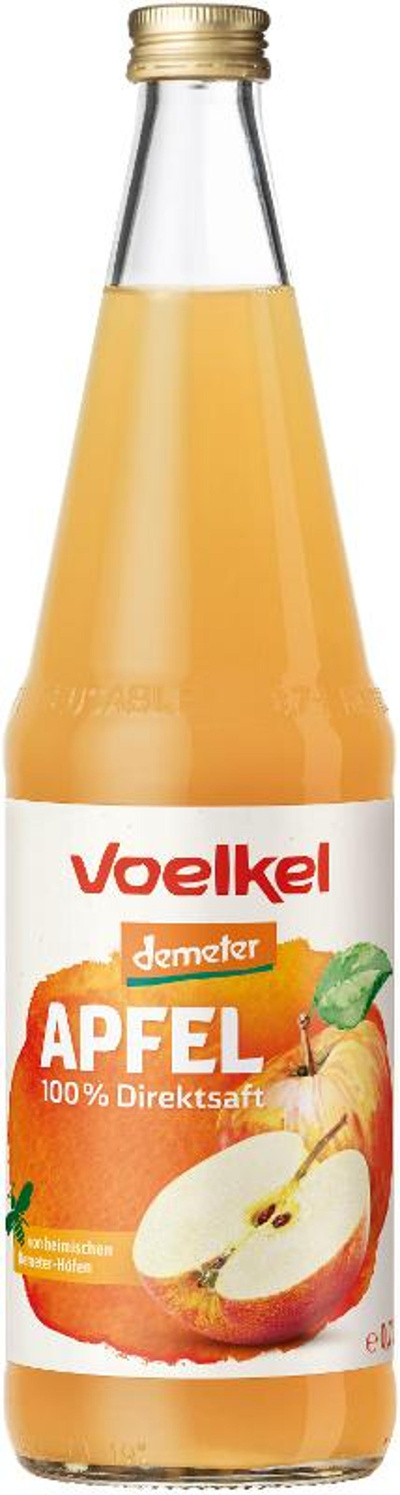 Produktfoto zu Apfelsaft naturtrüb Voelkel