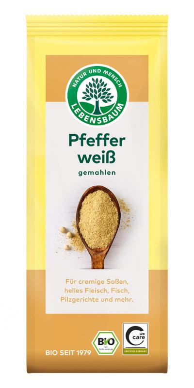 Produktfoto zu Pfeffer, weiss (gemahlen)
