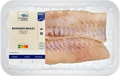 Produktfoto zu Rotbarschfilet ohne Haut MSC  MHD 04.04._09.04.