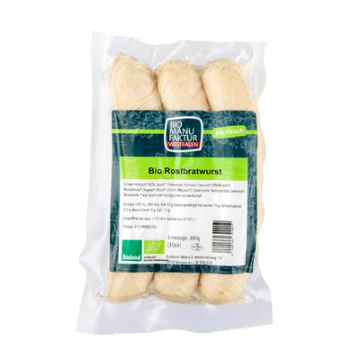 Produktfoto zu Rostbratwurst Bio Manufaktur