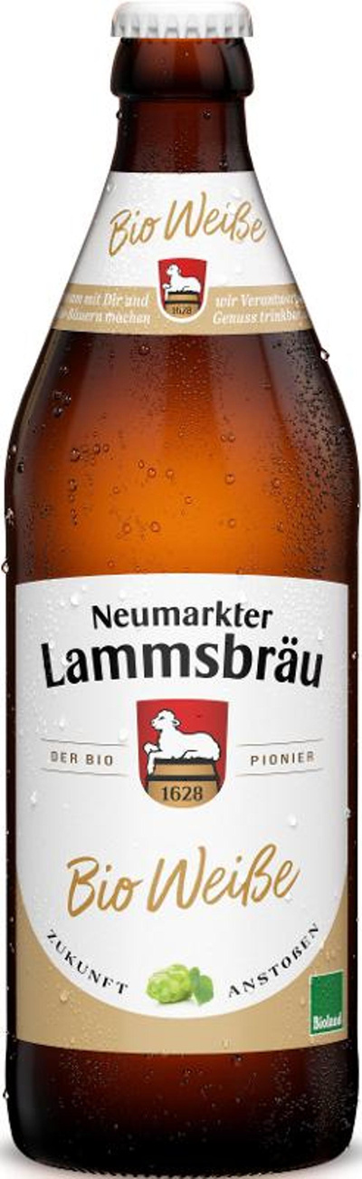 Produktfoto zu Lammsbräu Weiße Hefeweizen  10x0,5l