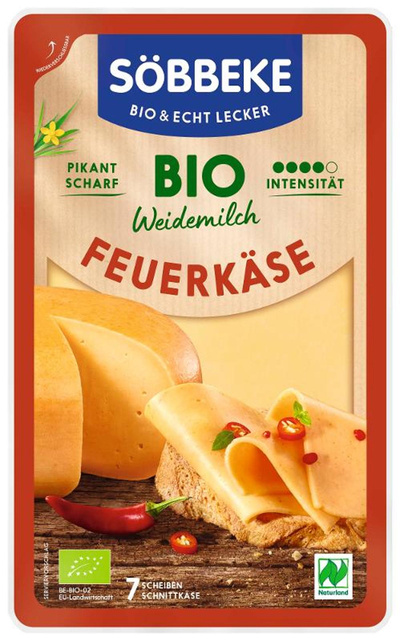 Produktfoto zu Feuerkäse 50%, geschnitten