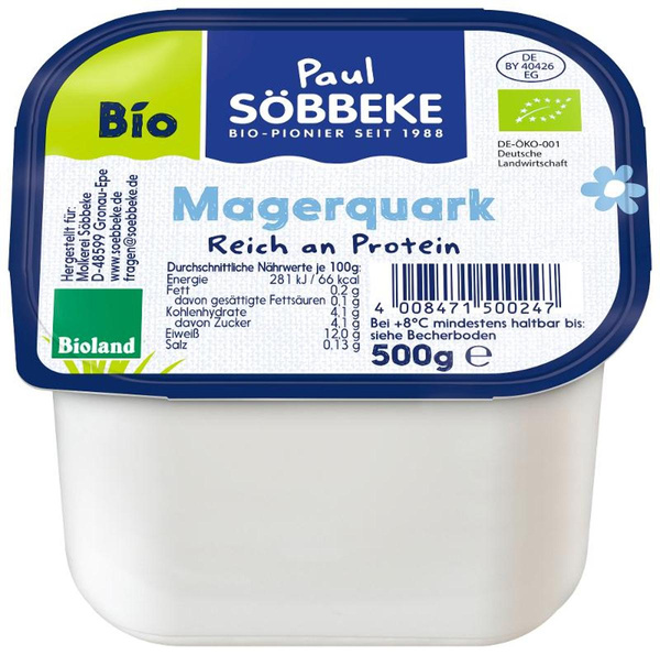 Produktfoto zu Magerquark, 12x 500g