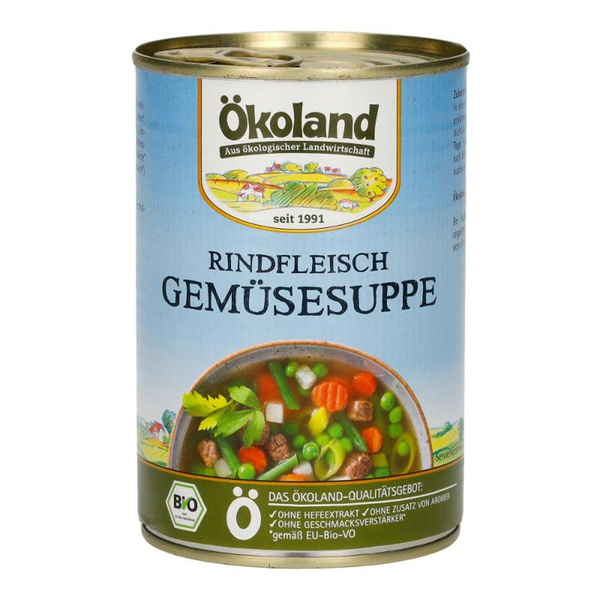 Produktfoto zu Rindfleisch Gemüsesuppe