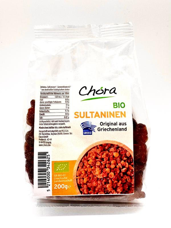 Produktfoto zu Sultaninen aus Griechenland