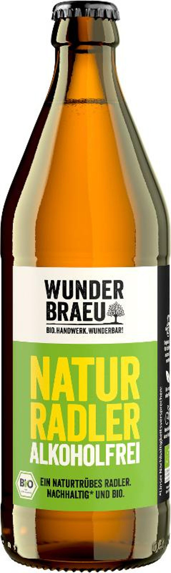 Produktfoto zu Wunderbräu Naturradler Alkoholfrei