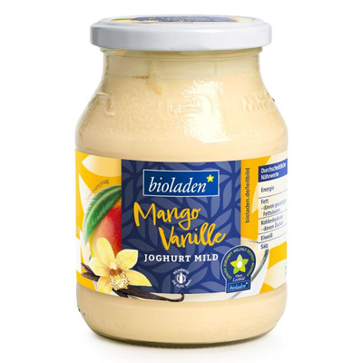 Produktfoto zu Joghurt Mango-Vanille