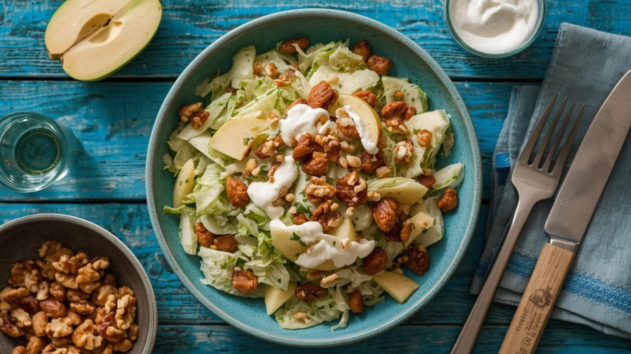 Rezeptbild für Wirsingsalat mit Apfel