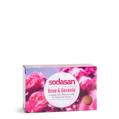 Produktfoto zu Seife Rose & Geranie