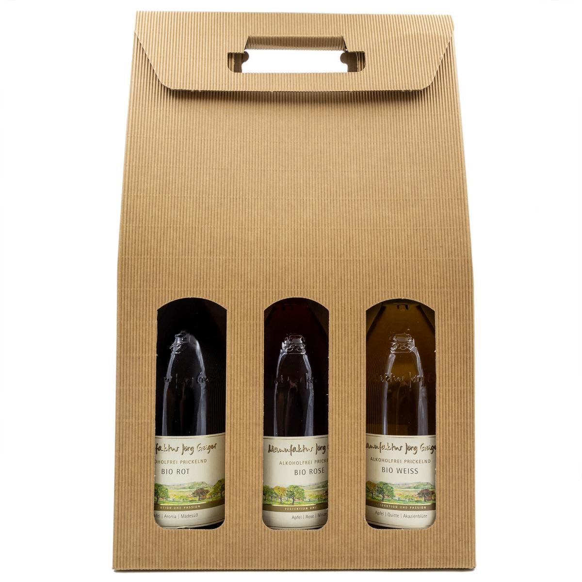 Geschenkpaket PriSecco Rosé & Weiß (alkoholfrei)