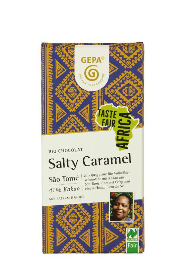 Produktfoto zu Vollmilch Schokolade Karamellcrisp & Fleur de Sel