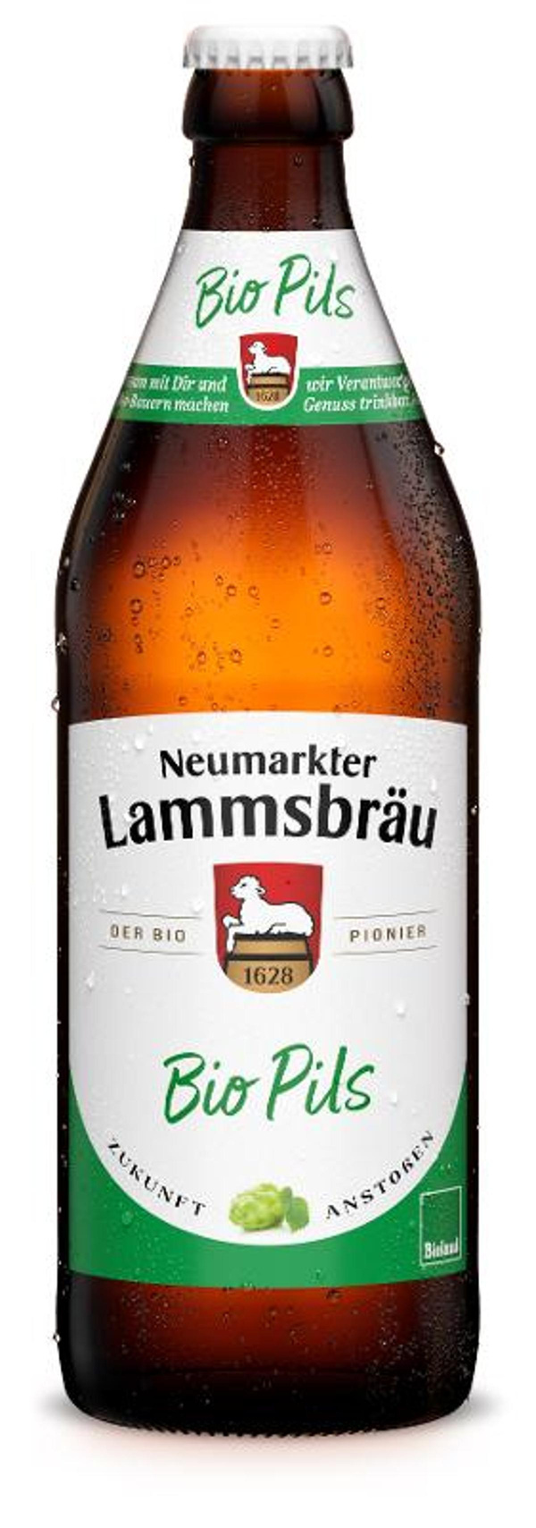 Produktfoto zu Lammsbräu Bio-Pils 10x0,5l