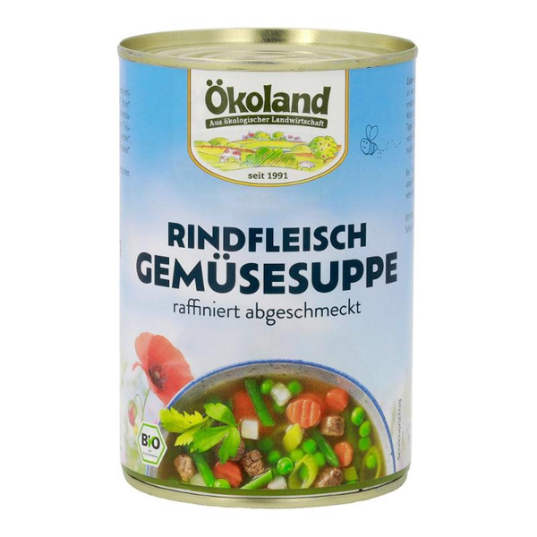 Produktfoto zu Rindfleisch Gemüsesuppe