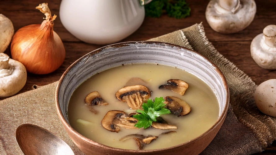 Rezeptbild für Champignonsuppe