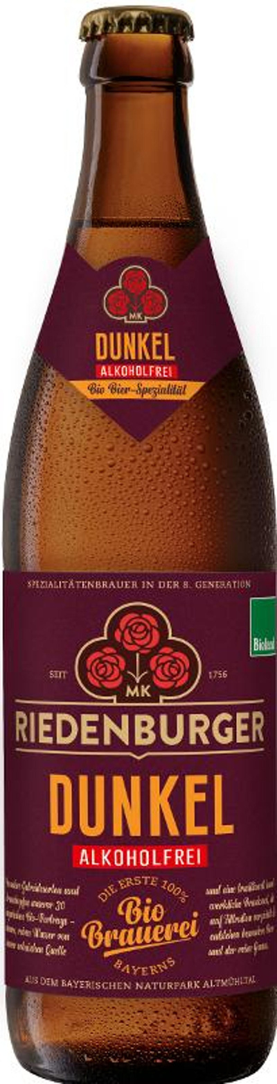 Produktfoto zu Riedenburger Dunkel alkoholfrei