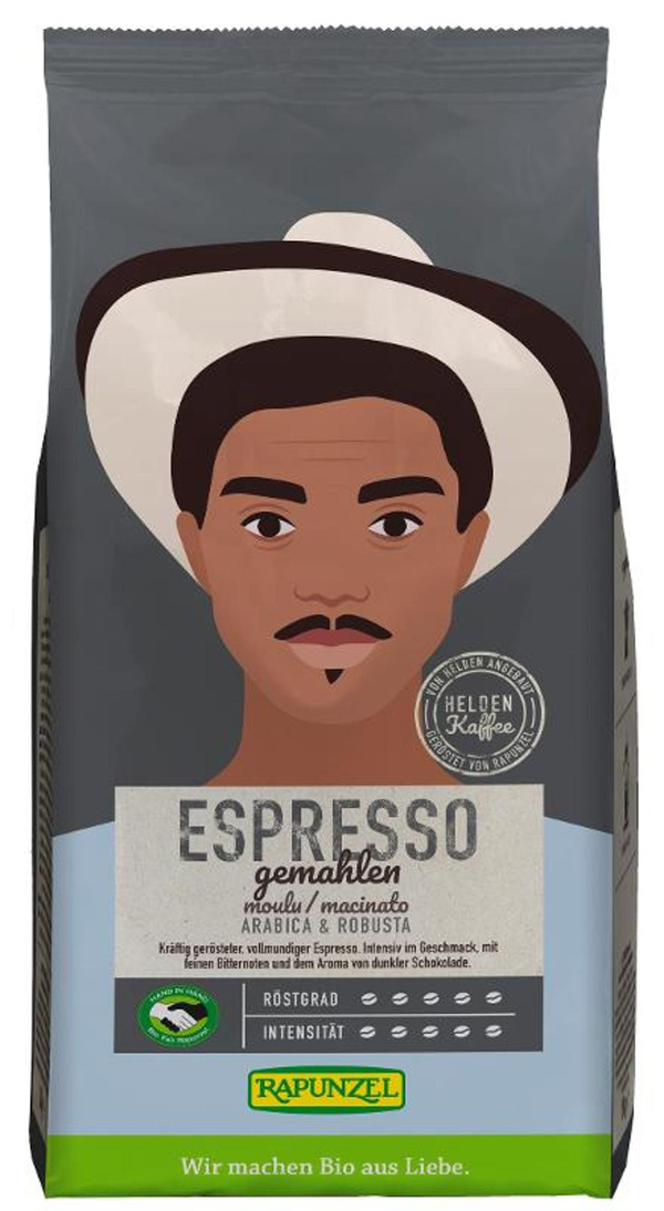 Produktfoto zu Heldenkaffee Espresso fair gemahlen