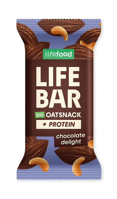Produktfoto zu Lifebar Oat Snack Chocolate Delight Protein