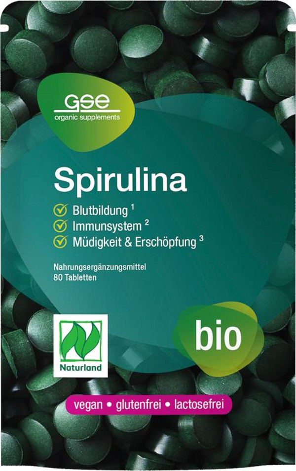 Produktfoto zu Spirulina 80 Tabletten à 500 mg
