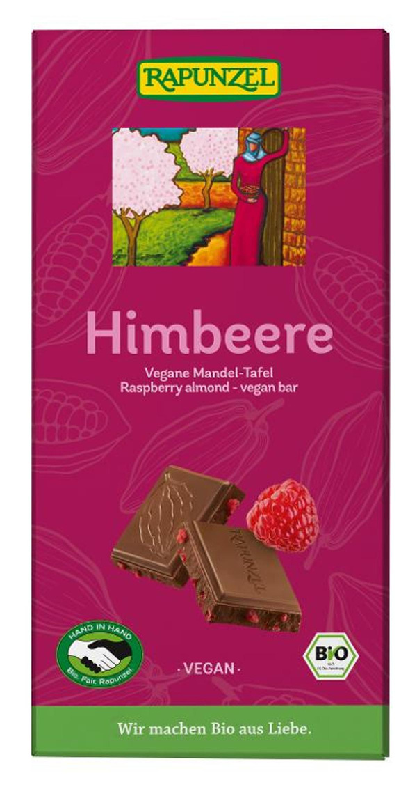 Produktfoto zu Himbeere vegane Mandel-Tafel HIH statt 2,99€