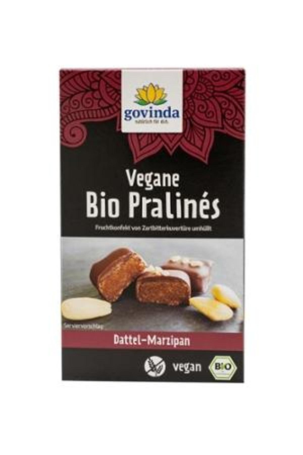 Produktfoto zu Vegane Pralinés Dattel Marzipan