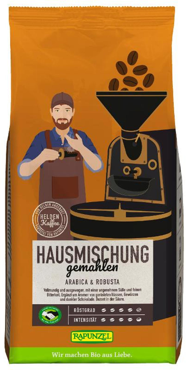 Produktfoto zu Heldenkaffee Hausmischung gemahlen fair gehandelt