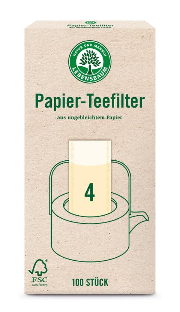 Produktfoto zu Teefilter Gr 4 Papier