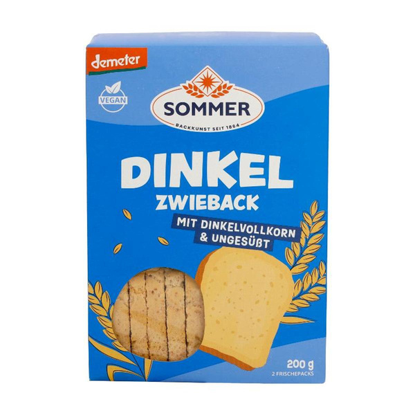Produktfoto zu Dinkel Zwieback 6x200g