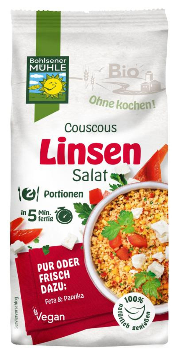 Produktfoto zu Couscous Linsen Salat 165g