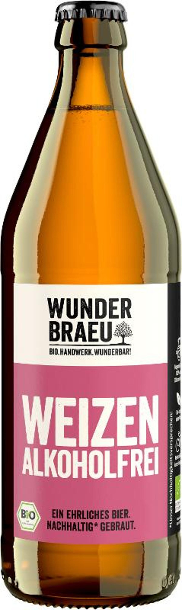 Produktfoto zu Wunderbräu Weizen alkoholfrei