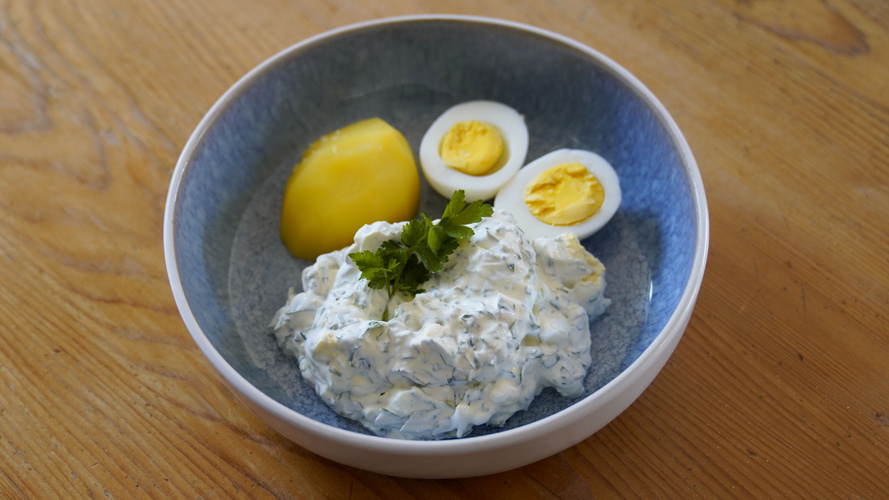 Rezeptbild für Grüne Soße mit 5 Kräutern