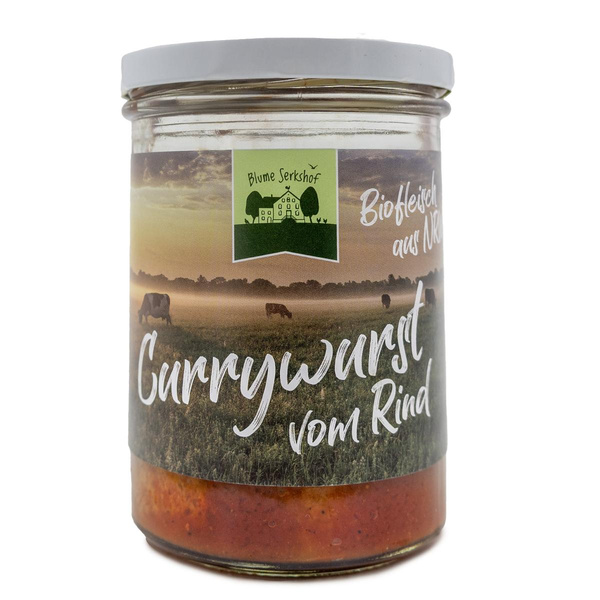 Produktfoto zu Currywurst vom Rind
