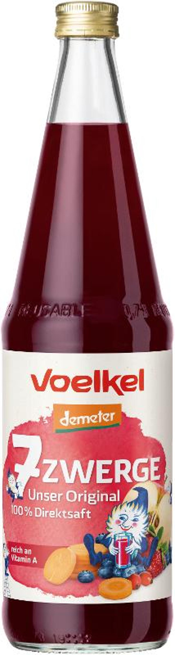 Produktfoto zu 7-Zwerge-Kindersaft  6x0,7l