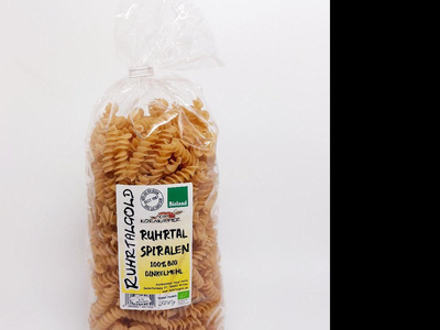 Produktfoto zu Dinkel Spiralen hell Ruhrtalgold 500g