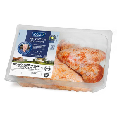 Produktfoto zu Hähnchenflügel gewürzt 4St. ca.300g