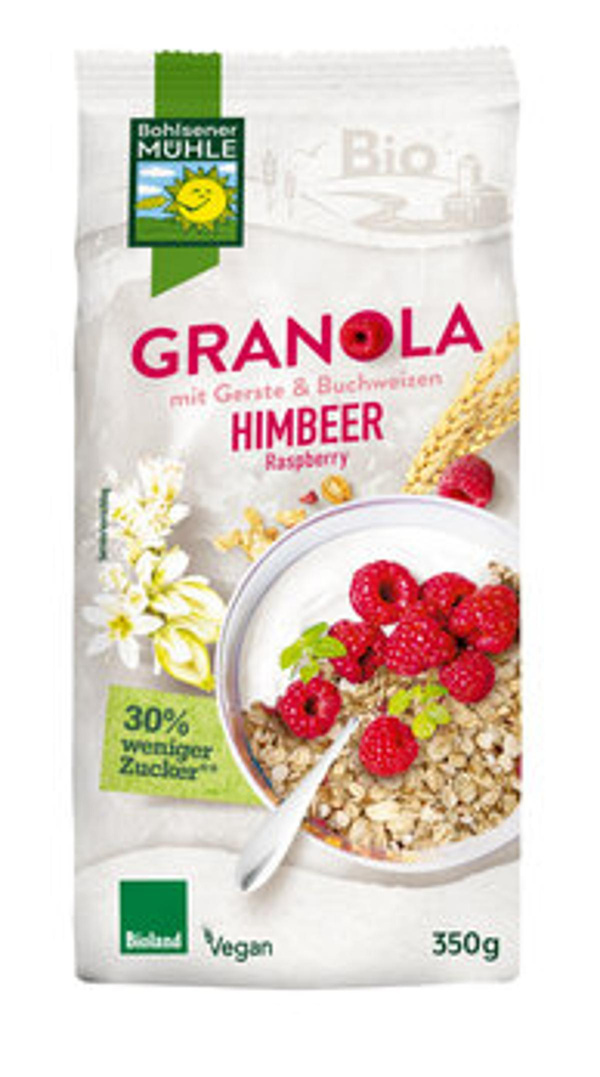 Produktfoto zu Granola Himbeer Knuspermüsli