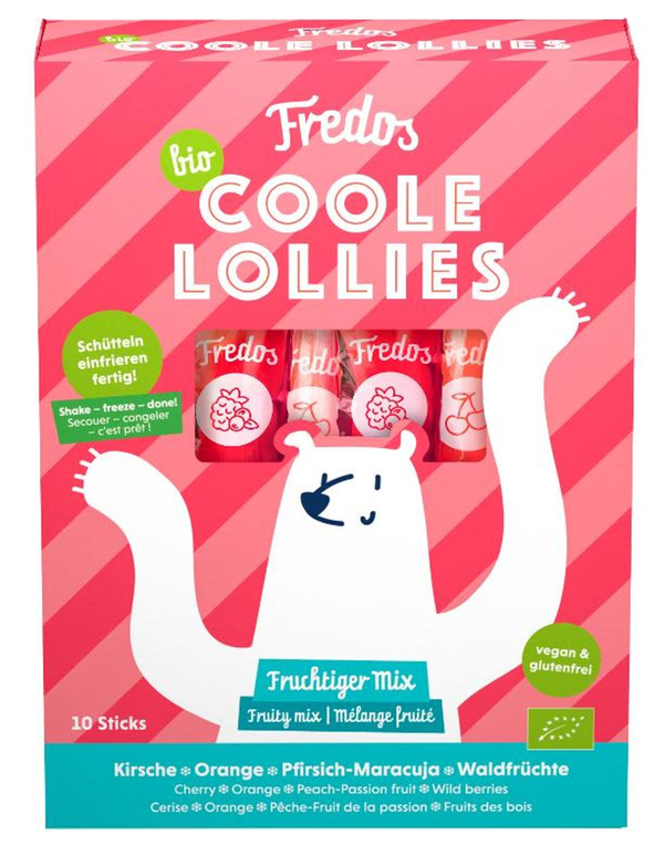Produktfoto zu Wassereis Coole Lollies fruchtig