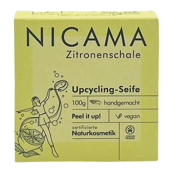 Produktfoto zu Upcycling Peelingseife Zitronenschale