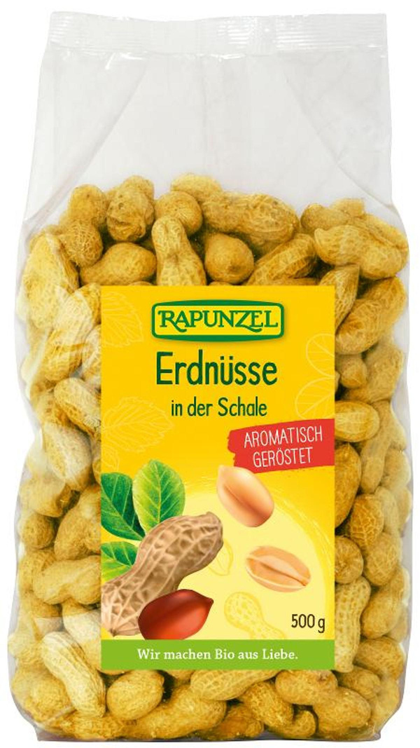 Produktfoto zu Erdnüsse in der Schale geröstet 500g