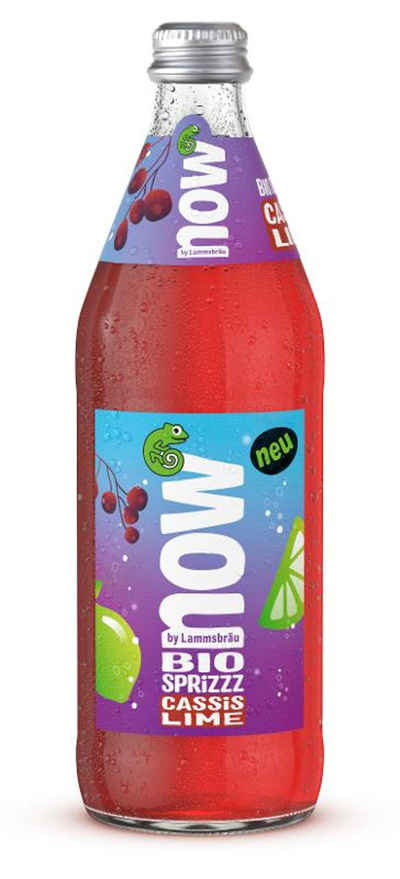 Produktfoto zu now Sprizzz Cassis Lime 0,5l