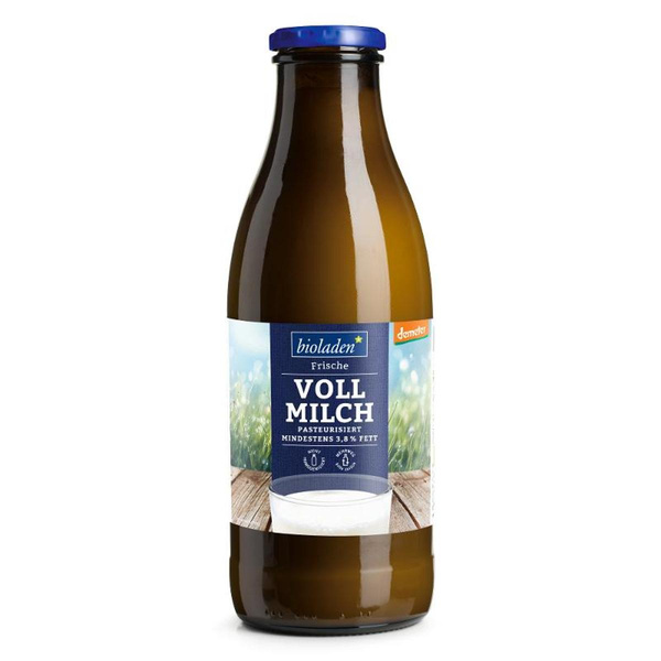 Produktfoto zu Vollmilch 3,8% Demeter