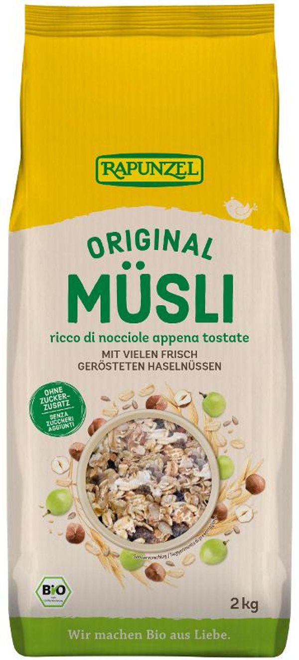Produktfoto zu Original Rapunzel Müsli 2 kg