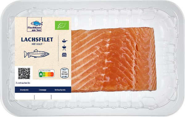 Produktfoto zu Lachsfilet mit Haut, natur MHD 26.12.