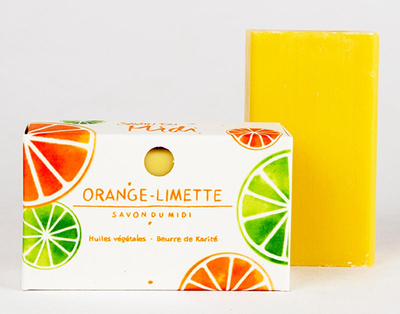 Produktfoto zu Savon du Midi Orange-Limette im Papierkarton