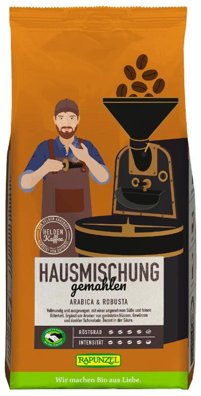 Produktfoto zu Heldenkaffee Hausmischung gemahlen fair gehandelt